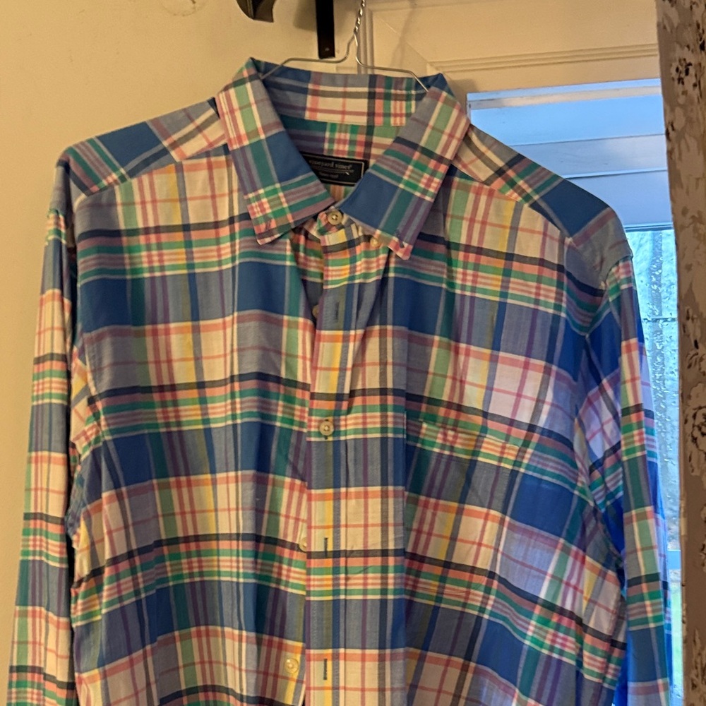 Vineyard Vines Multicolor Plaid Button Down Shirt